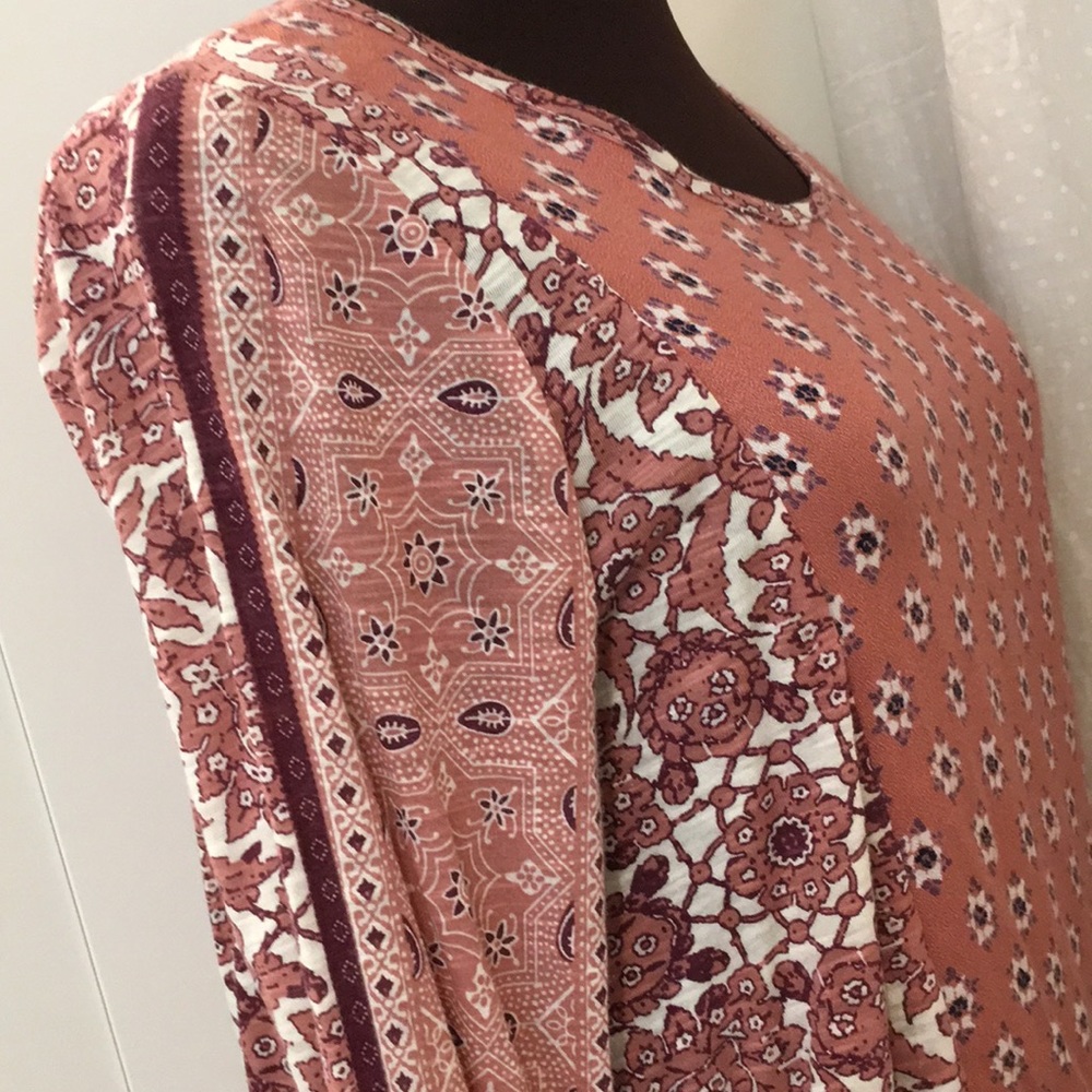 💕HP💕Lucky brand boho blouse size small - Picture 12 of 12